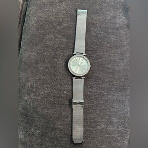 michael kors mk3367 darci silver mesh s/steel crystal pave ladies classic watch